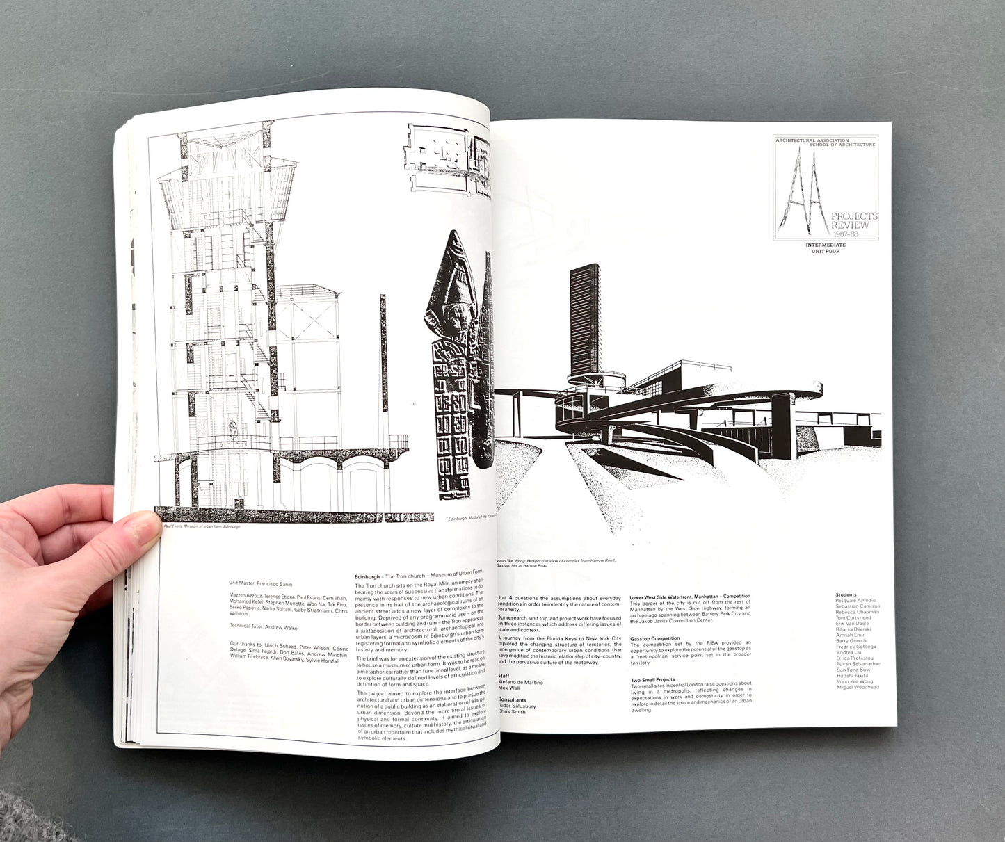 ARCHITECTURAL ASSOCIATION PROJECTS REVIEW 1987–88