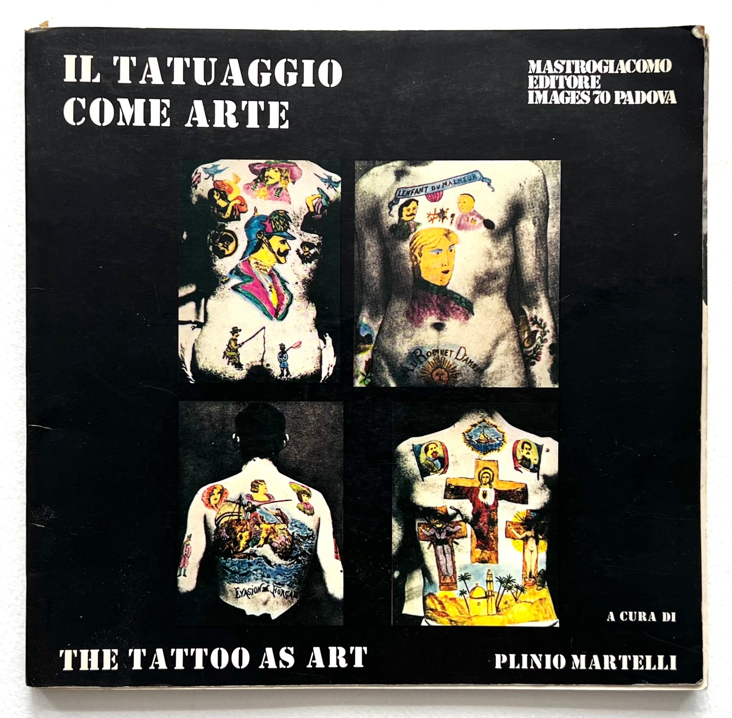 Il Tatuaggio Come Arte The Tattoo as Art 1980 vintage tattoo book cover