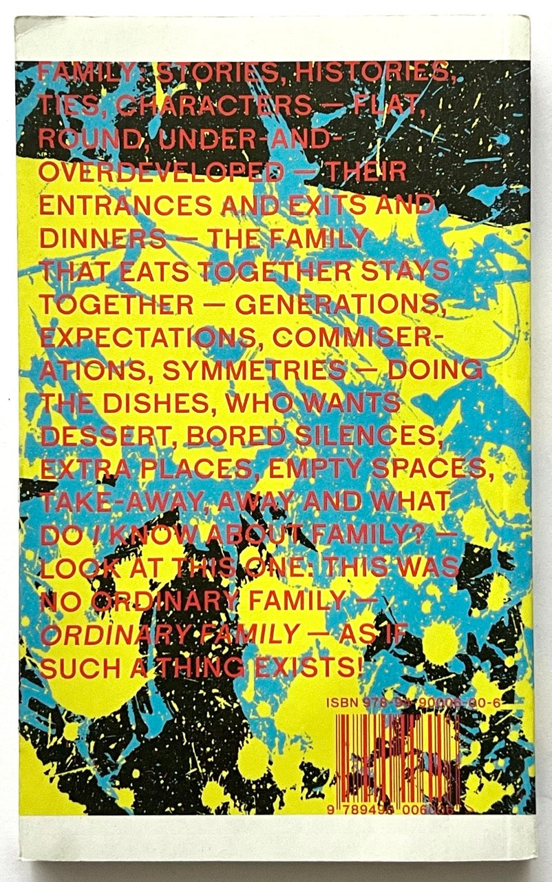 Rear book cover of 'Jonny on a Chorizo' by Paul Haworth, with colorful splashes and text.