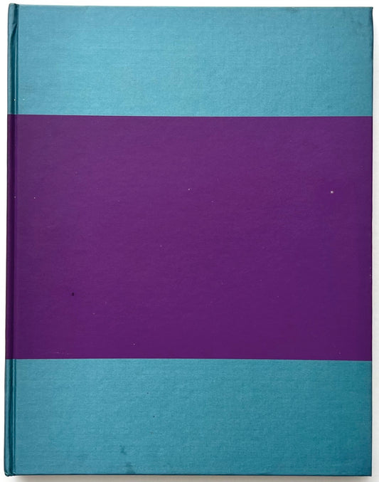Front cover of A Series of Disappointments (2008) by Stephen Gill, featuring the book’s distinctive turquoise cloth binding with a broad purple geometric band.