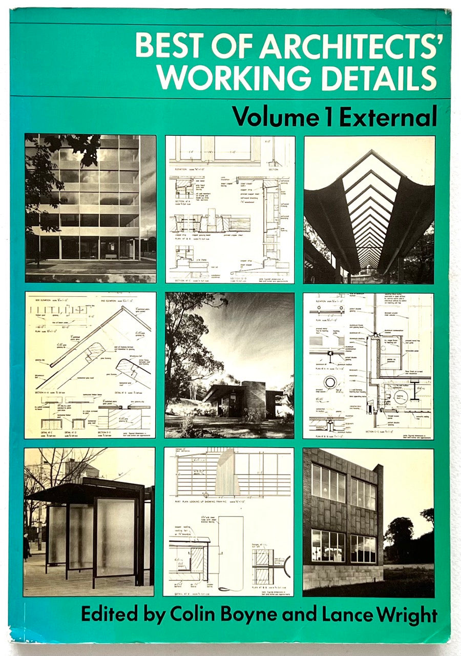 Book cover of BEST OF ARCHITECTS’ WORKING DETAILS - VOLUME 1: EXTERNAL.