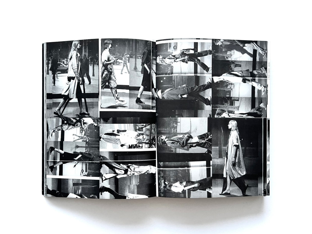 BLESS: Celebrating 10 Years of Themelessness by Désirée Heiss and Ines Kaag, 2006. Double-page spread of black-and-white street-style photographs showing models wearing experimental urban fashion and oversized garments.