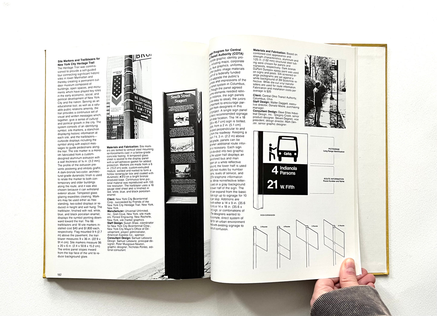 Open book with text and black and white images on a white background.  Design Review Industrial Design 24th Annual 1978.