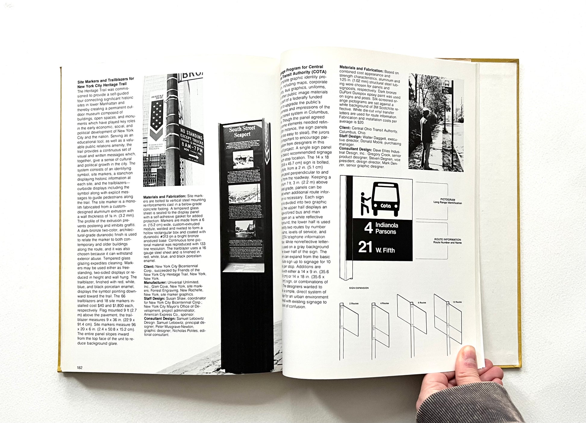 Open book with text and black and white images on a white background.  Design Review Industrial Design 24th Annual 1978.