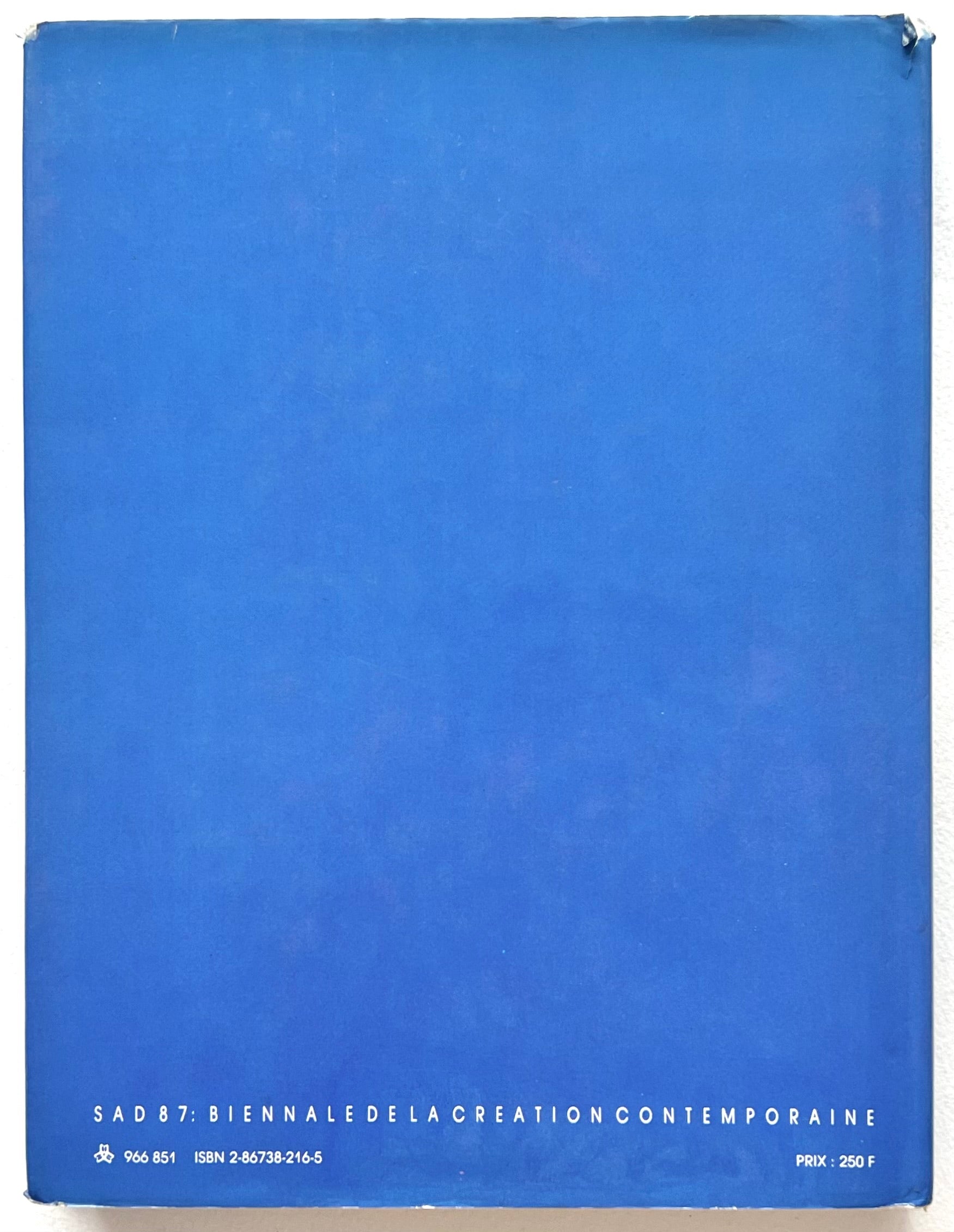 Rear cover of LE TEMPS DES CREATEURS [1987] book.
