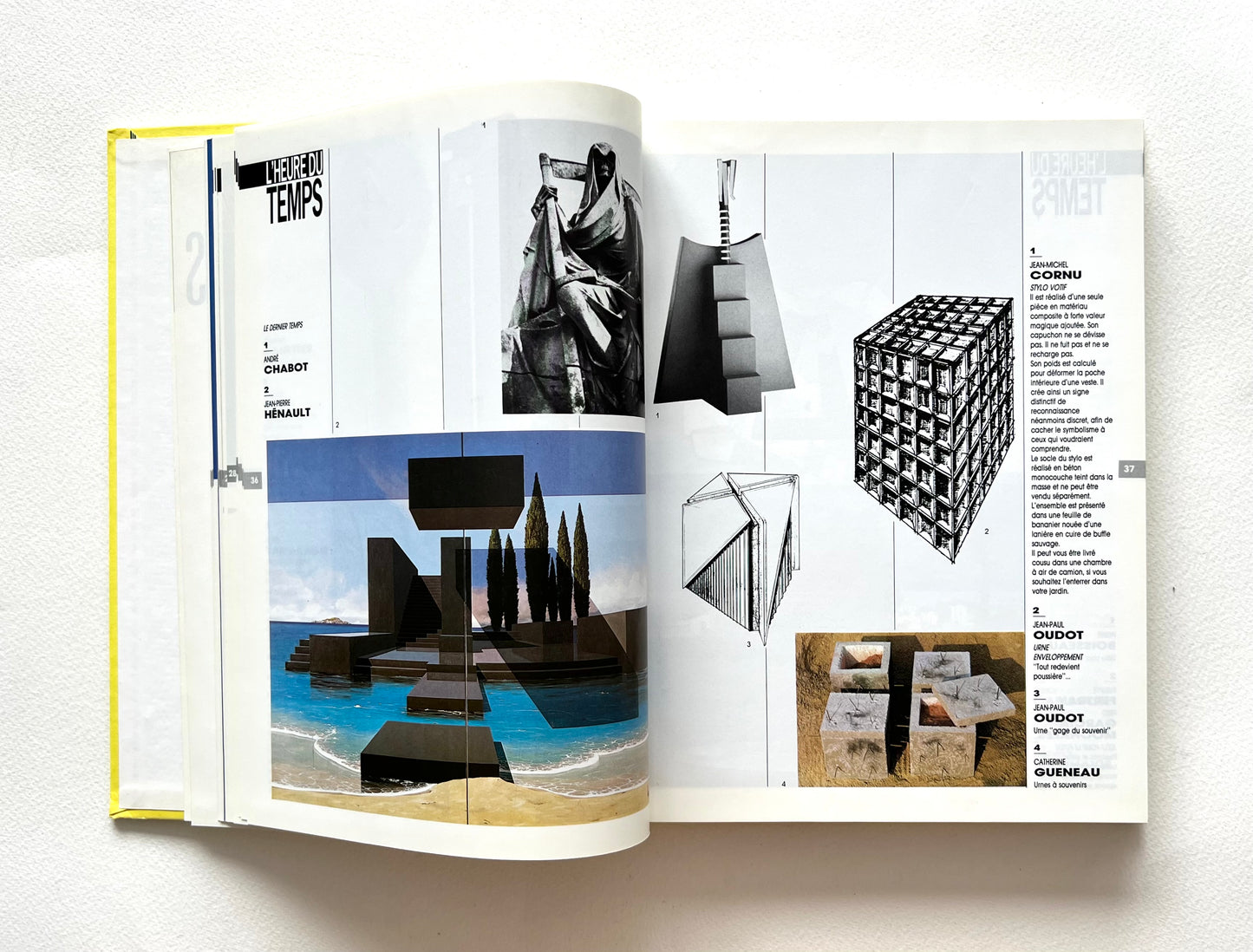Open book -LE TEMPS DES CREATEURS [1987].