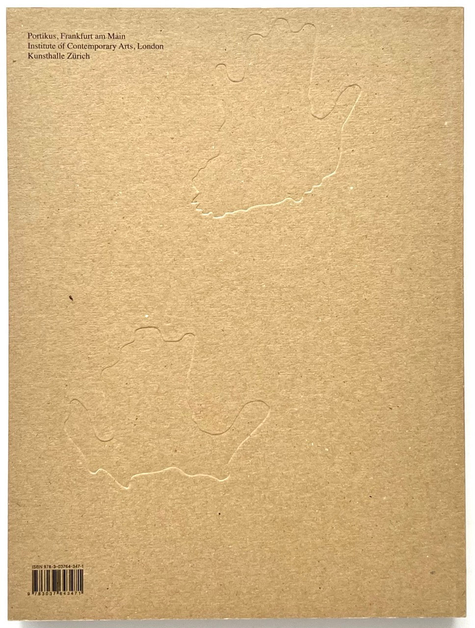 Lutz Bacher: Snow (2013), back cover with ICA London, Portikus Frankfurt and Kunsthalle Zurich details
