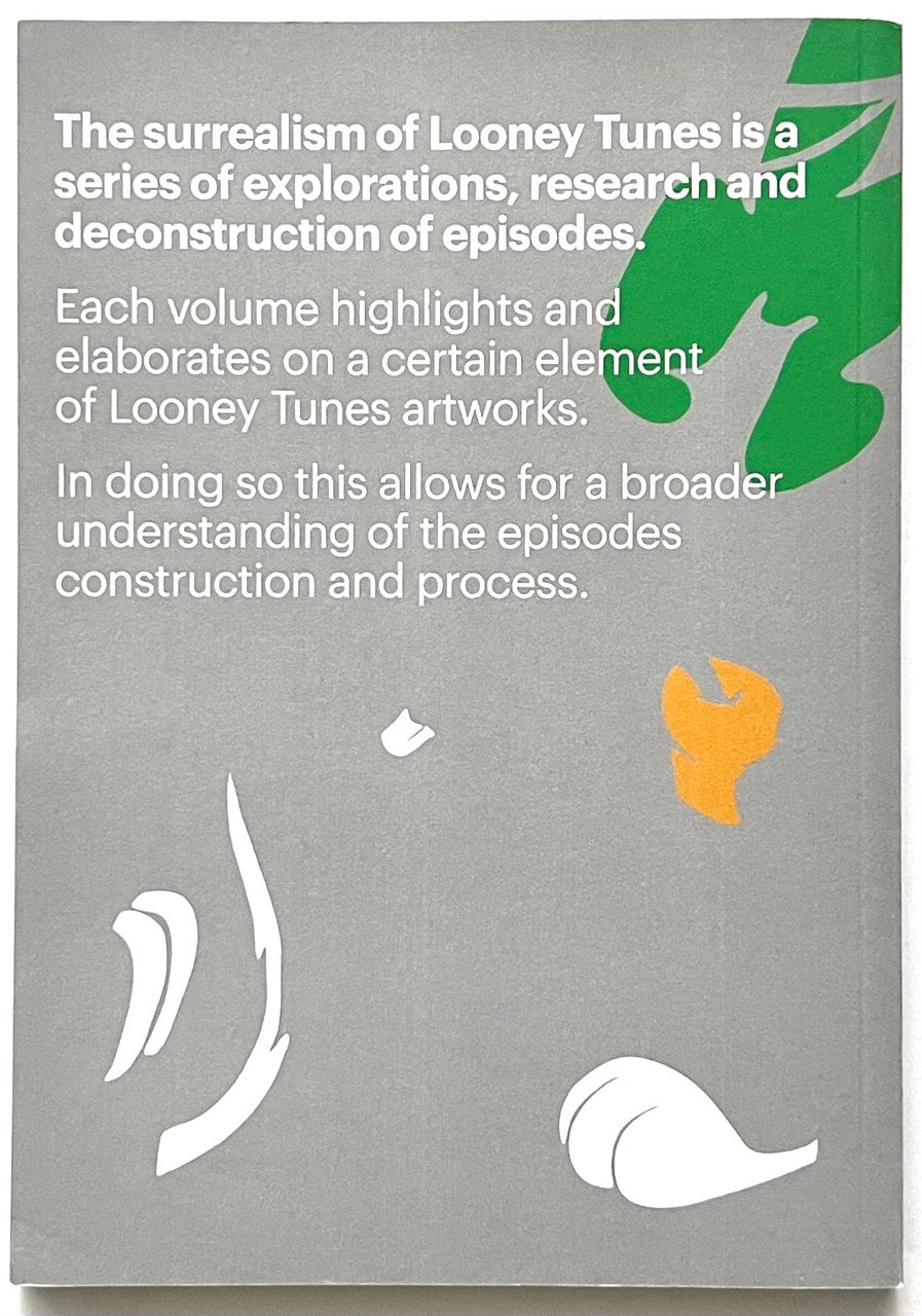 Rear book cover of 'Smear: the surrealism of Looney Tunes vol. 3' 