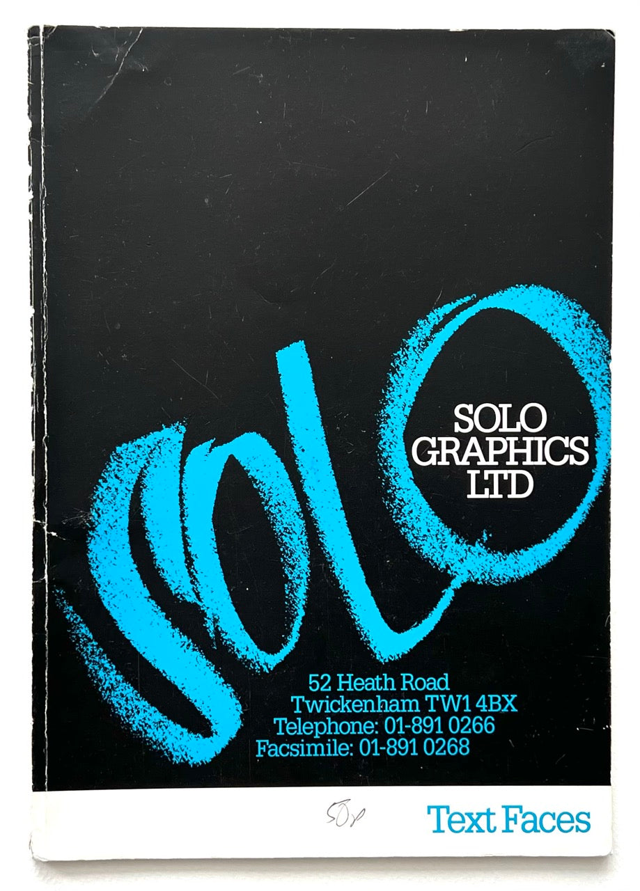 SOLO GRAPHICS LTD: TEXT FACES