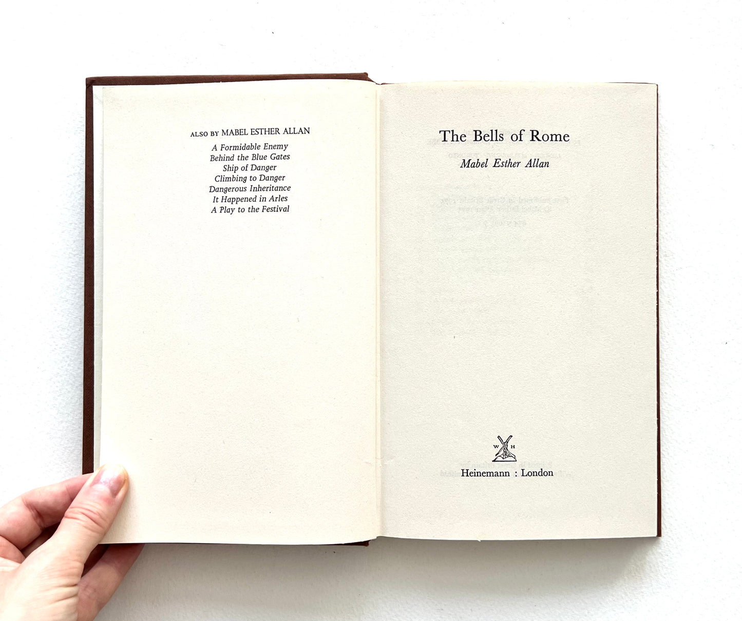 THE BELLS OF ROME by Mabel Esther Allan [1975]