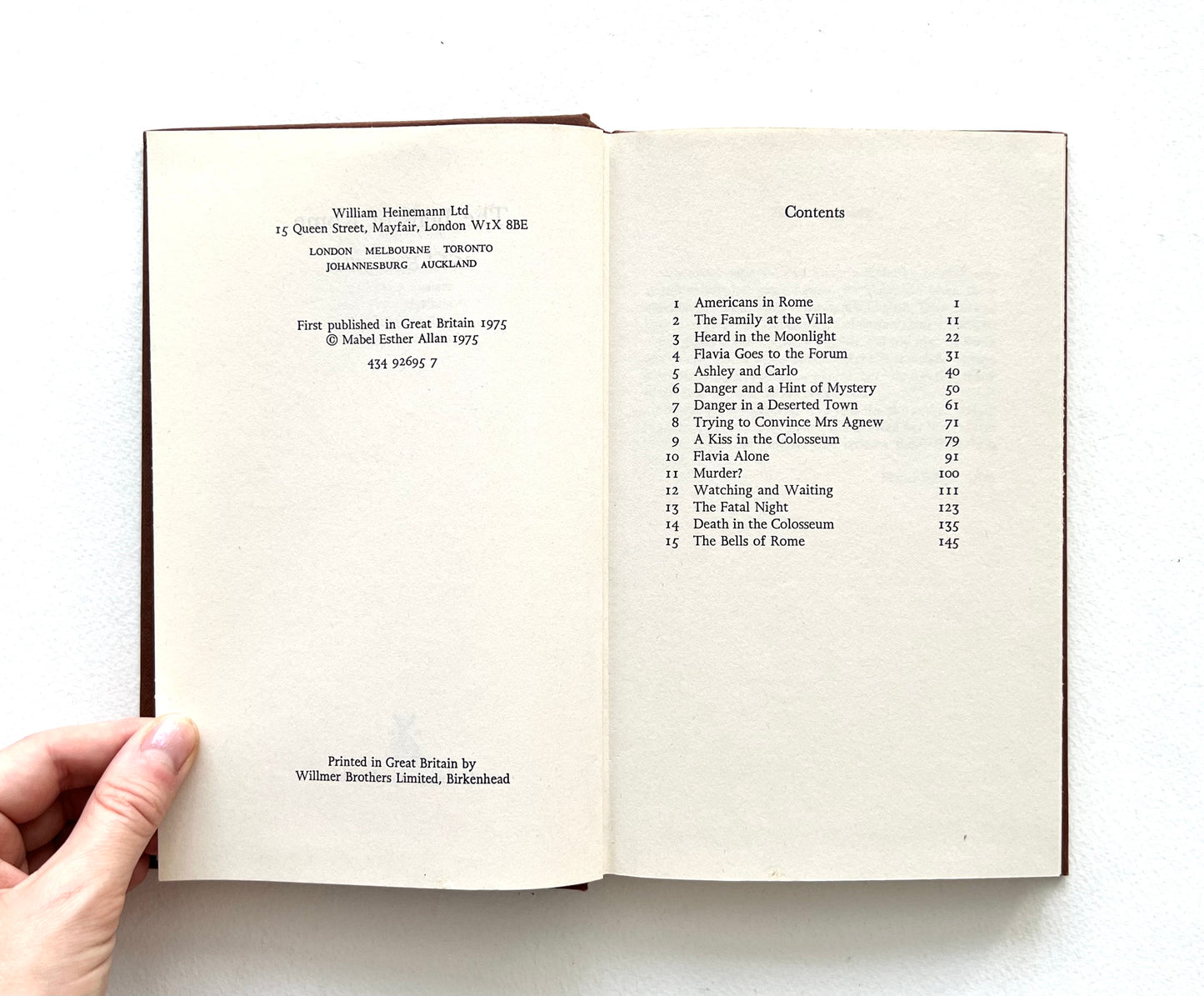 THE BELLS OF ROME by Mabel Esther Allan [1975]