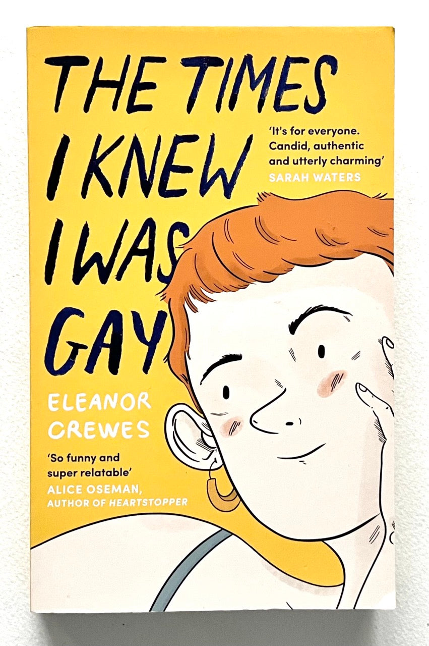 Front cover of “The Times I Knew I Was Gay” by Eleanor Crewes (Virago, 2020).