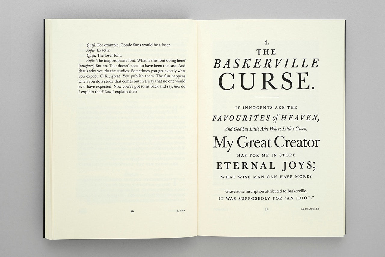 Open book - HEAR, ALL YE PEOPLE; HEARKEN, O EARTH by Errol Morris (2014) - with text on a gray background