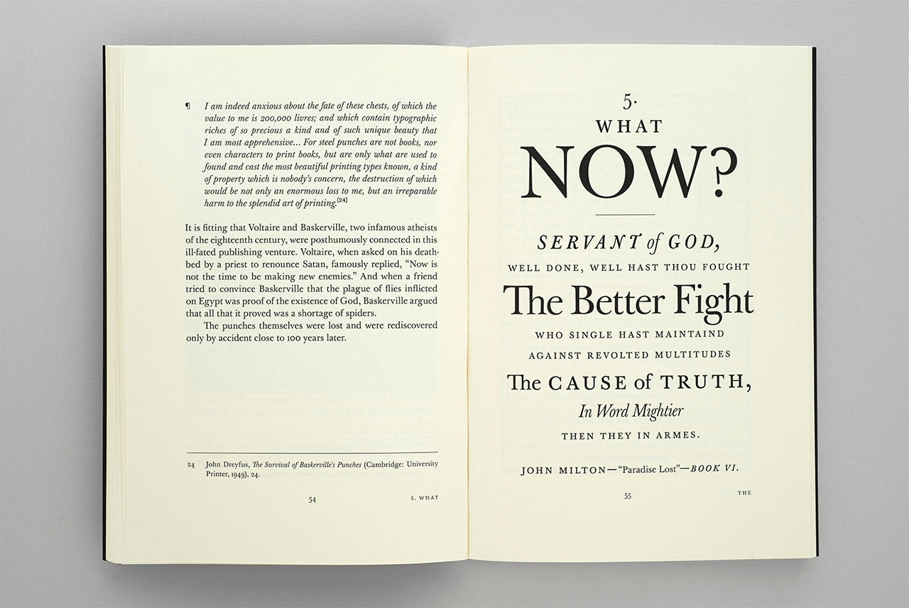 Open book - HEAR, ALL YE PEOPLE; HEARKEN, O EARTH by Errol Morris (2014)  - with text on a gray background