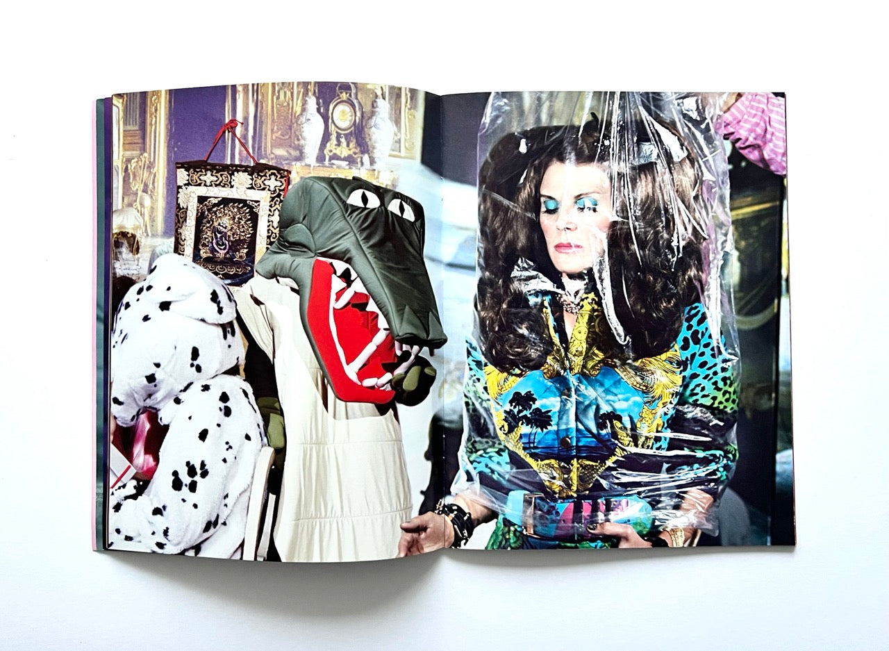 Colourful magazine spread (Toiletpaper No. 7, December 2012).